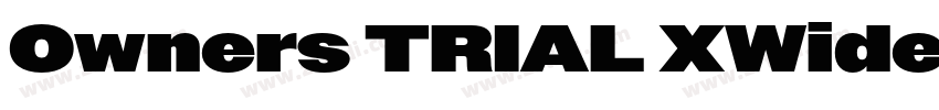 Owners TRIAL XWide字体转换
